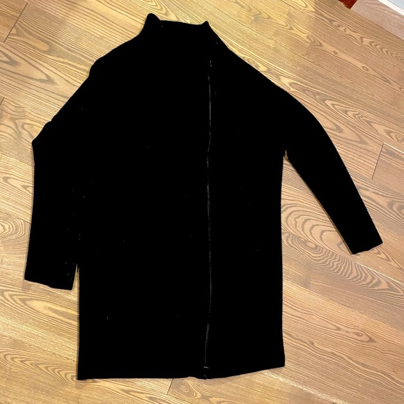 Vince Sweaters - Vince heavy zip up sweater - medium - black - 100% wool